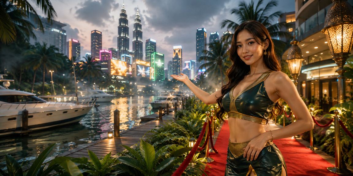 Suasana hiburan kasino bergaya di Kuala Lumpur
